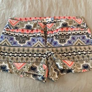 Old Navy beatnik pattern shorts